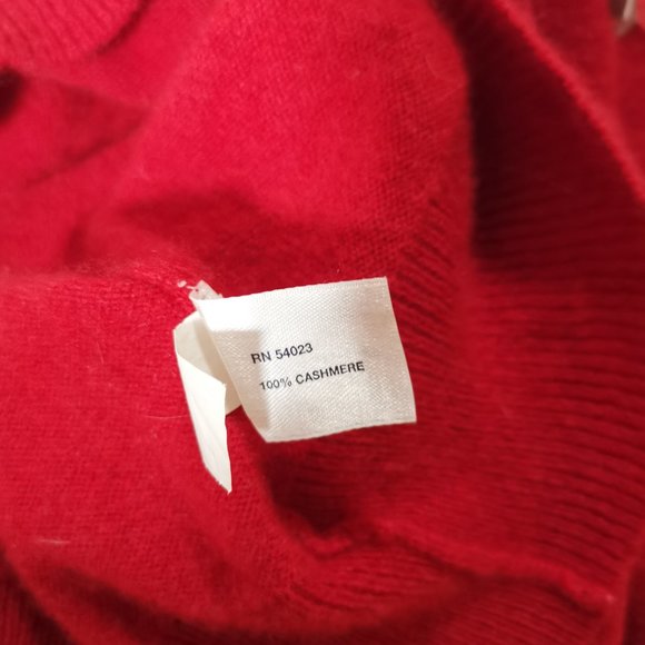 GAP 100% Cashmere V-neck Sweater (S) - Picture 3 of 3